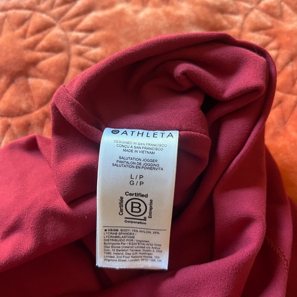 Athleta Coaster Luxe High Rise Jogger Large Petite (LP) - Picture 5 of 5